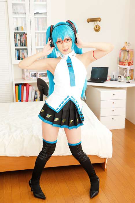 [Cosplay]ID0069 2013.04.10 Perfect Hatsune Miku Naked for you